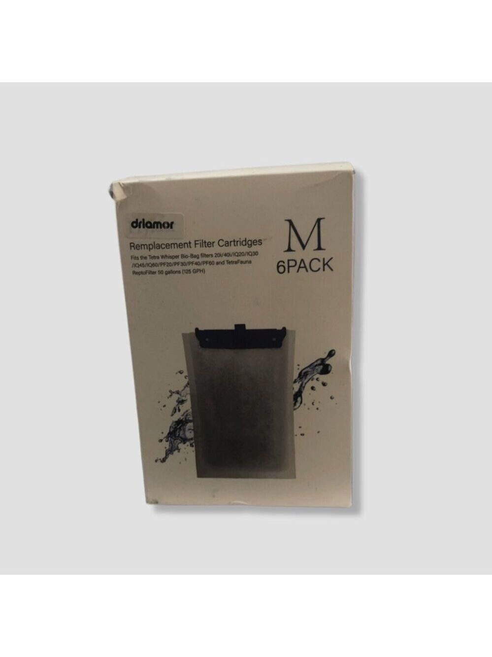 Driamor Aquarium Cartridges Tetra Whisper Bio-Bag 6 Set Medium